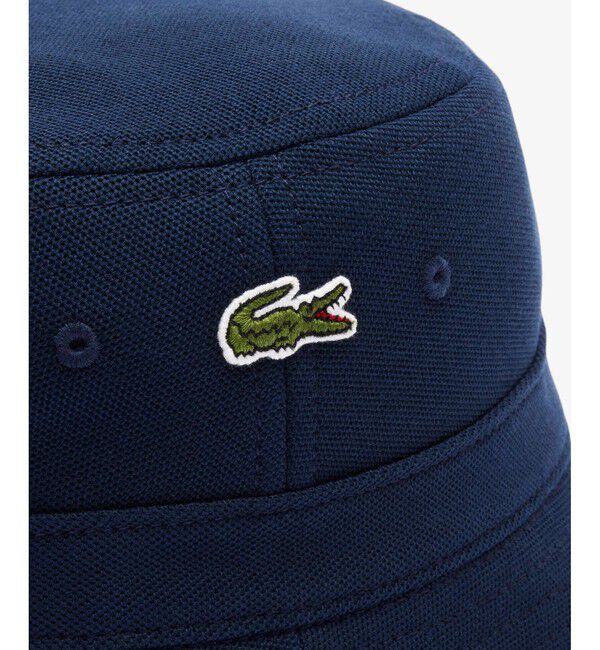 LACOSTE「ピケバケットハット」|ハット|