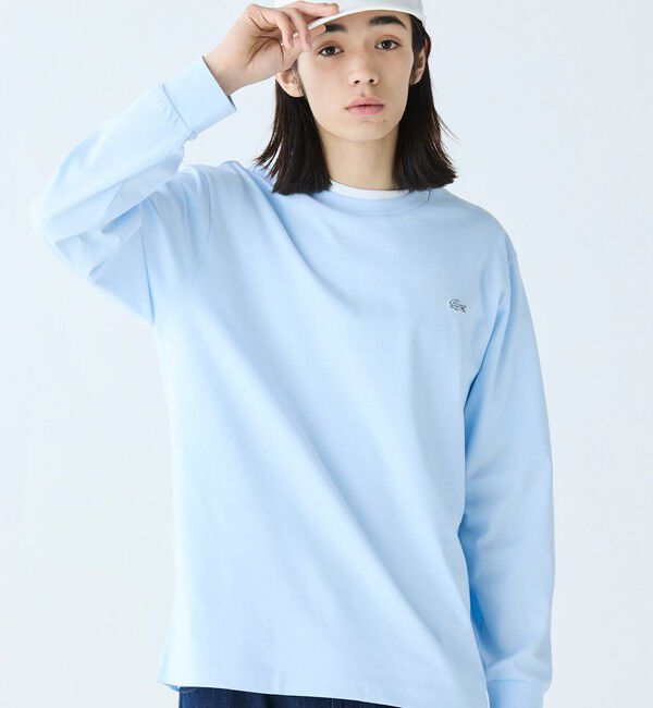 LACOSTE「ベーシックロングスリーブTシャツ / 長袖Tシャツ」|Tシャツ・カットソー|ライトブルー