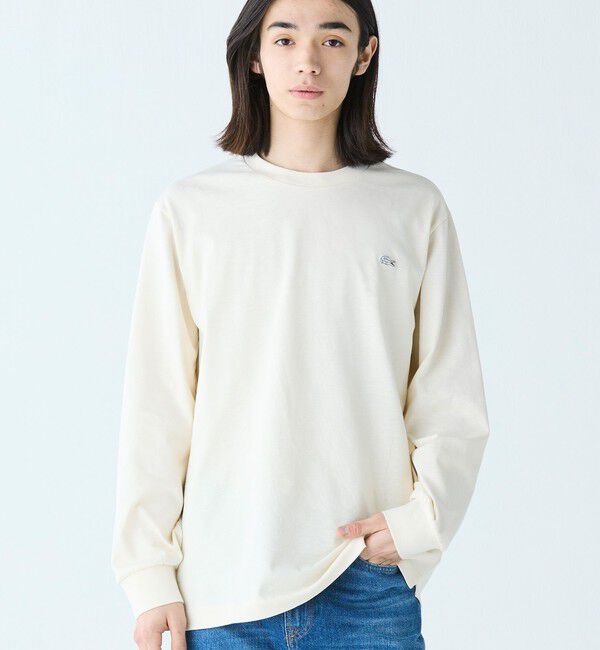 LACOSTE「ベーシックロングスリーブTシャツ / 長袖Tシャツ」|Tシャツ・カットソー|オフホワイト