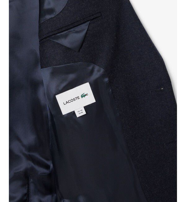 LACOSTE「フェルテッドウールブレザー」|テーラードジャケット|