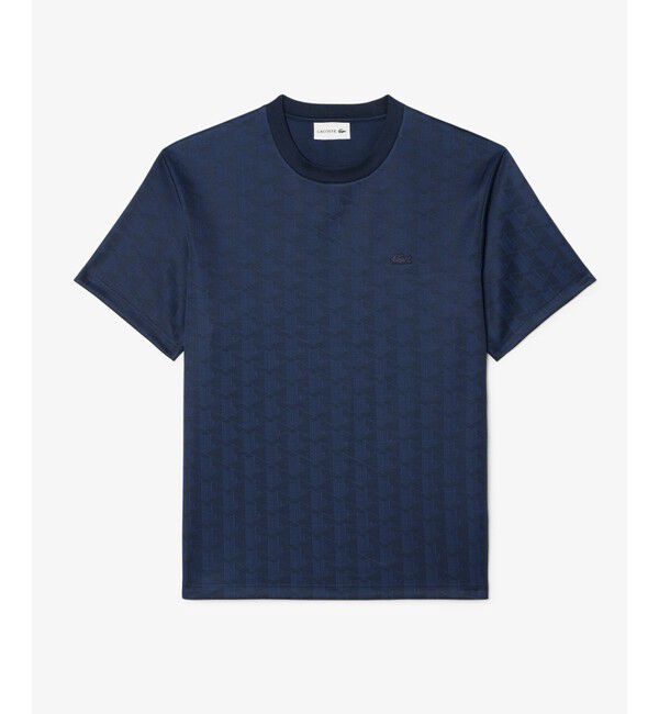 LACOSTE「モノグラムジャカードTシャツ」|Tシャツ・カットソー|