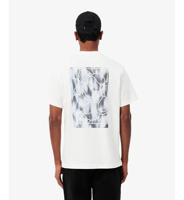 LACOSTE「テニスボールグラフィックプリントTシャツ」|Tシャツ・カットソー|