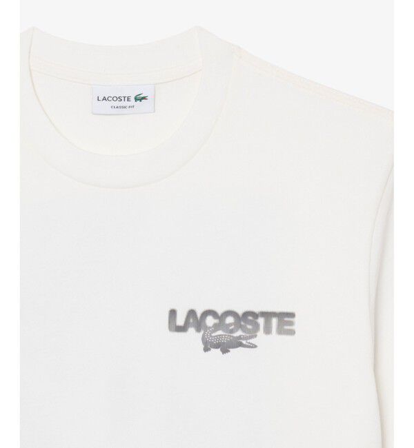 LACOSTE「テニスボールグラフィックプリントTシャツ」|Tシャツ・カットソー|