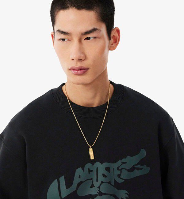 LACOSTE「ブランドネームワニロゴ クルーネックスウェット」|スウェット・ジャージ|
