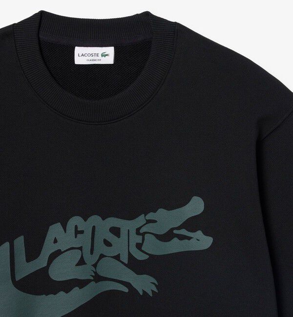 LACOSTE「ブランドネームワニロゴ クルーネックスウェット」|スウェット・ジャージ|