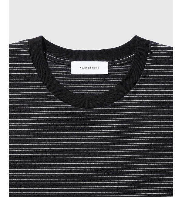 ADAM ET ROPE'「マルチボーダーロングTシャツ」|Tシャツ・カットソー|