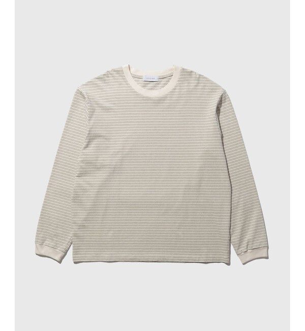 ADAM ET ROPE'「マルチボーダーロングTシャツ」|Tシャツ・カットソー|オフホワイト(15)