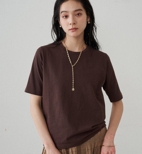  「エッセンシャルT」|Tシャツ・カットソー|ブラウン