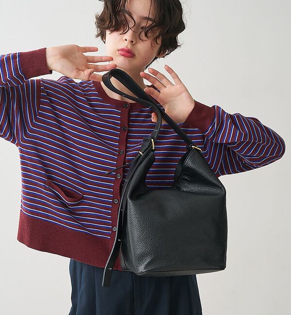 collex「【WEB限定】【AULENTTI/オウレンティ】レザーマルチショルダーバゲット」|ショルダー・メッセンジャー|