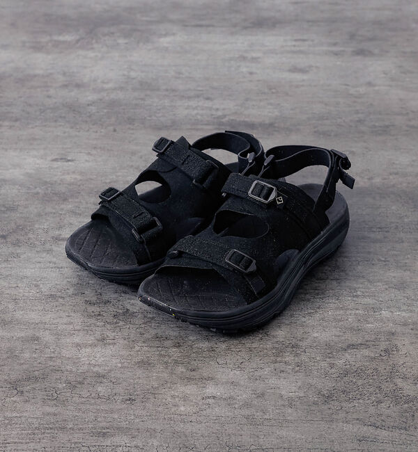 ABAHOUSE「【rig Footwear/リグ フットウエアー】クルカ kuruka リカバリ」|サンダル|ブラック