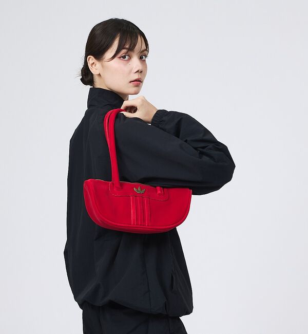 Rouge vif「【adidas/アディダス】ボウリング バッグ スエード/BOWLING BAG」|トートバッグ|
