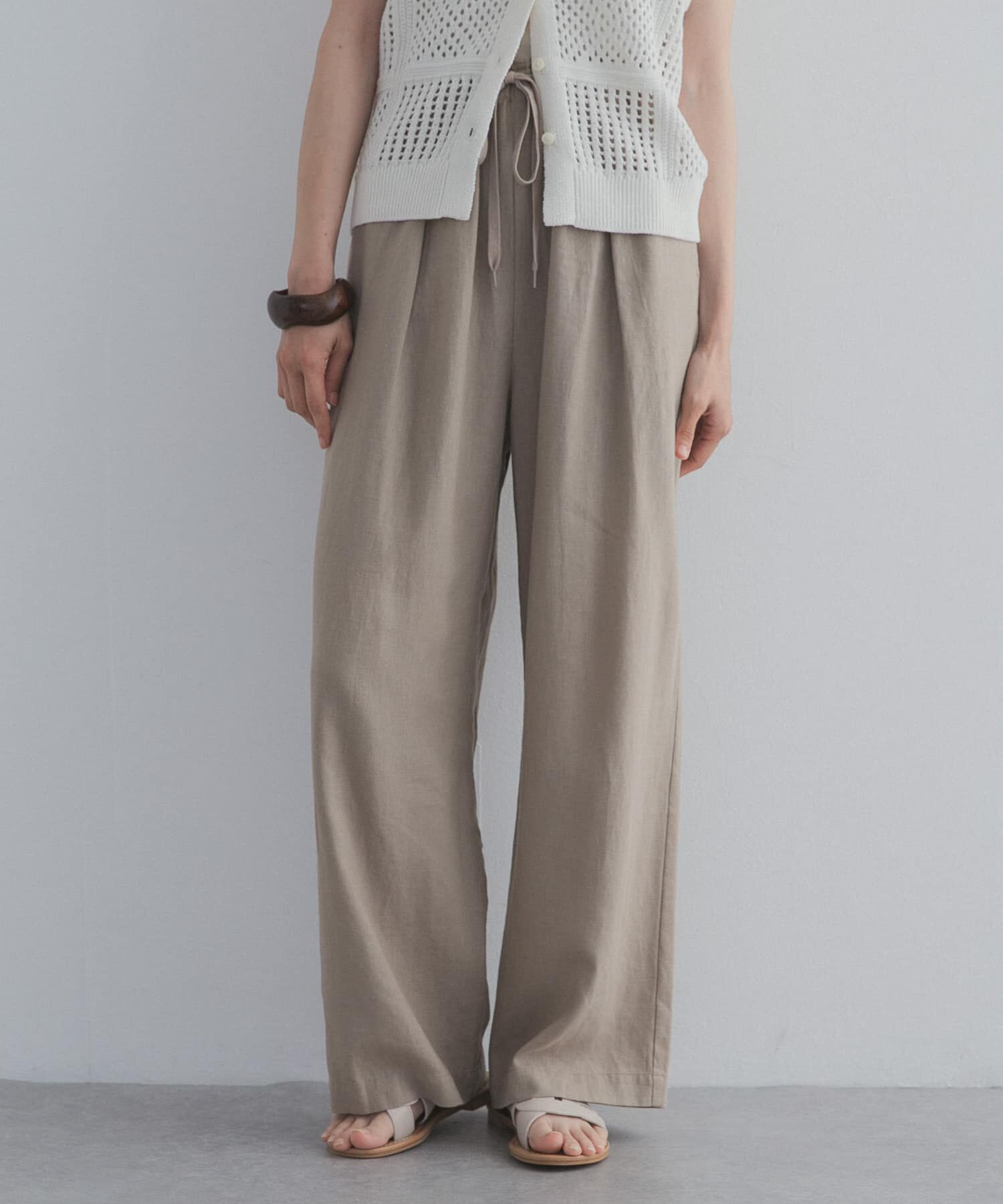 URBAN RESEARCH DOORS「リネンリヨセルイージーパンツ」|その他|