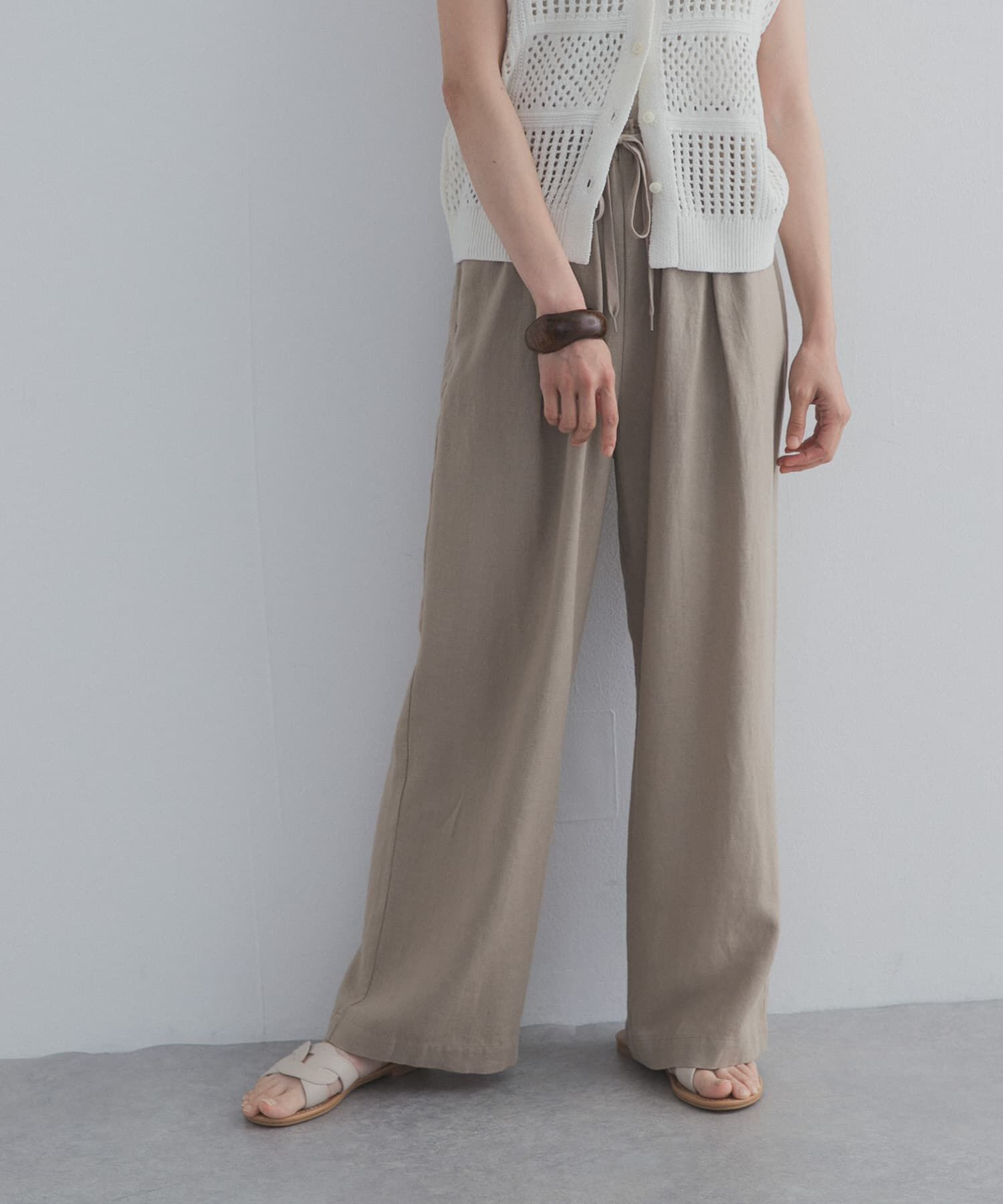 URBAN RESEARCH DOORS「リネンリヨセルイージーパンツ」|その他|