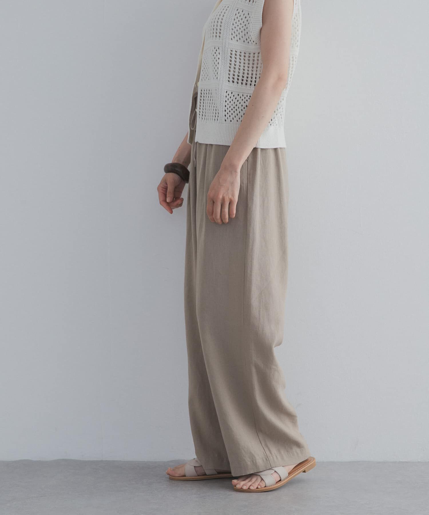 URBAN RESEARCH DOORS「リネンリヨセルイージーパンツ」|その他|