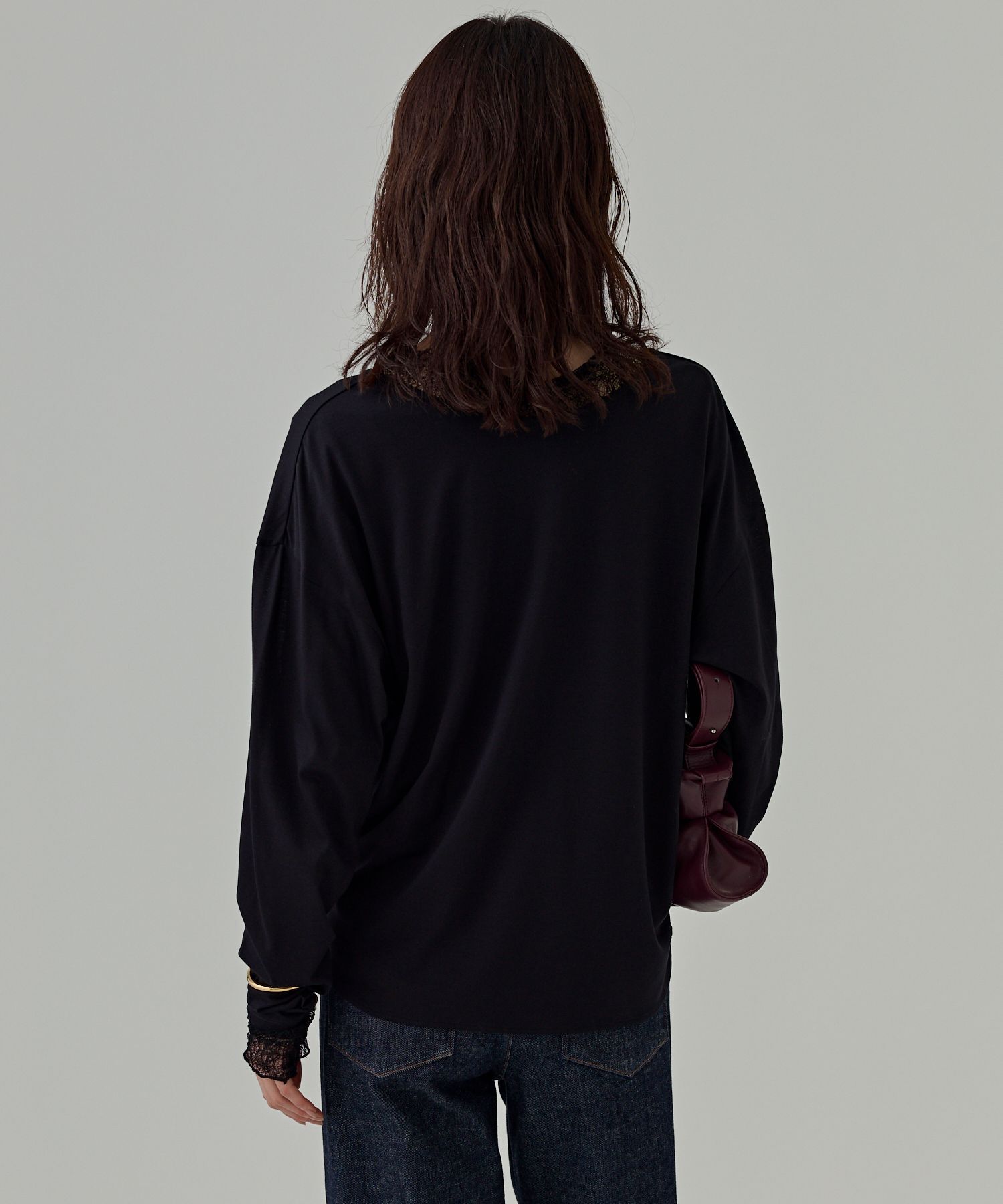BABYLONE「2WAYヘンリーネックプルオーバー」|Tシャツ・カットソー|