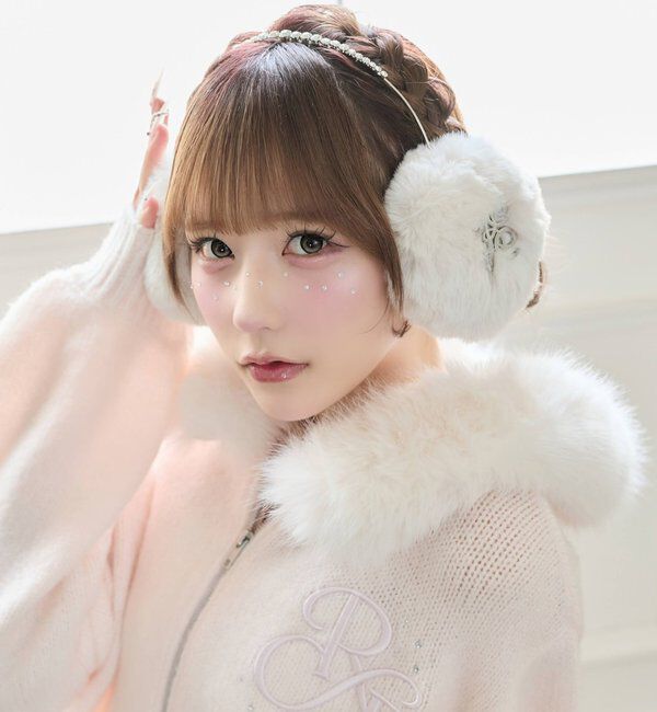  「【Premium order】ビジュー付きフェイクファーイヤーマフ」|その他|