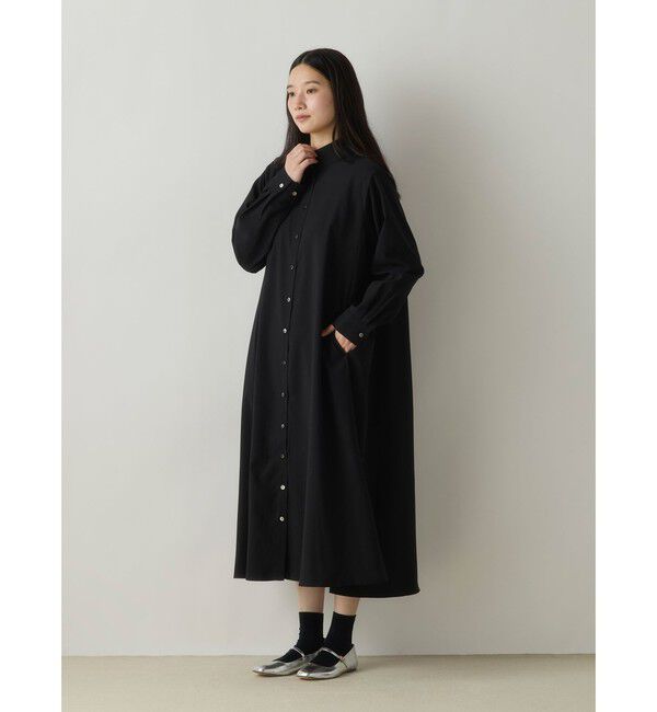 MidiUmi「MidiUmi スタンドネックコートワンピース」|ワンピース|