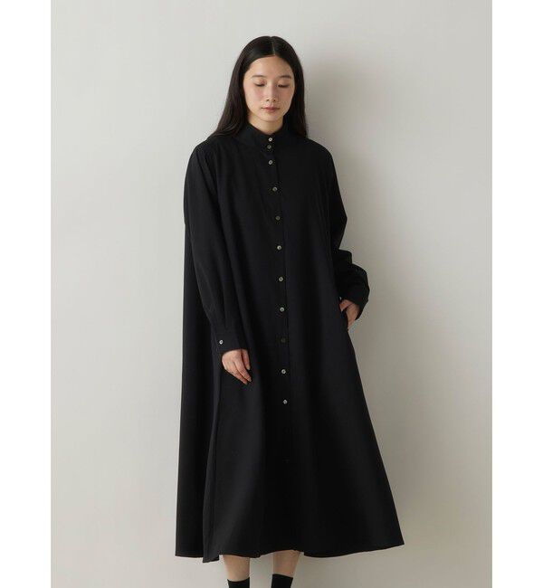 MidiUmi「MidiUmi スタンドネックコートワンピース」|ワンピース|