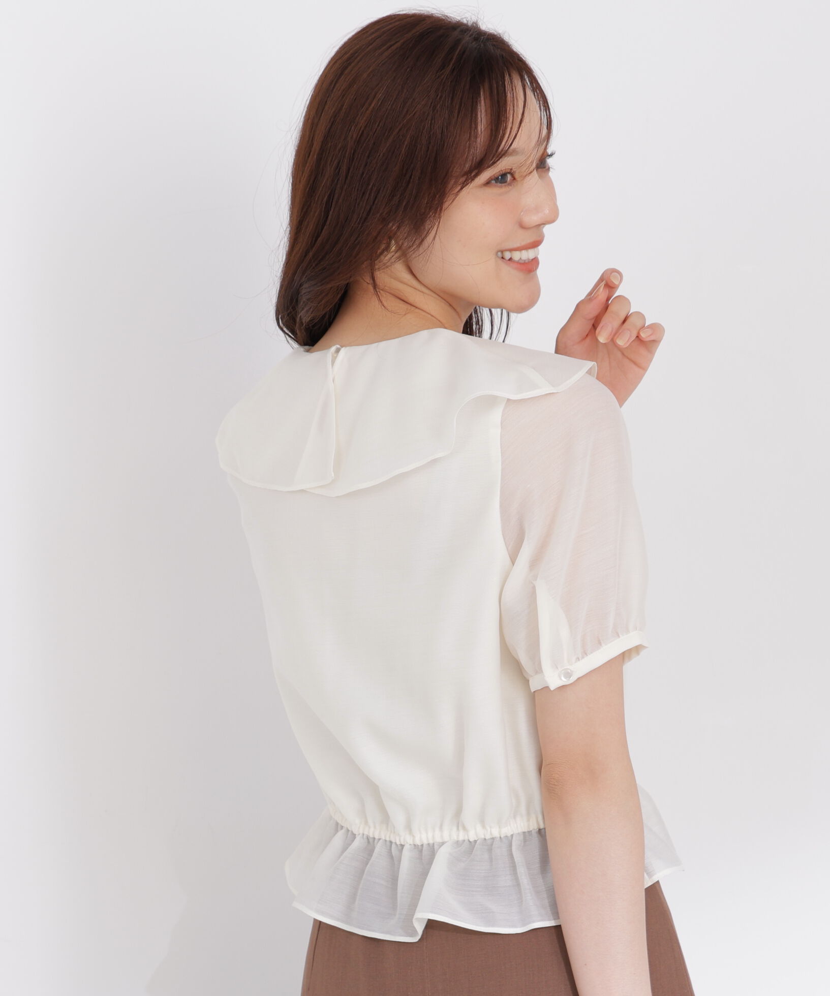 PROPORTION BODY DRESSING「ラッフルブラウス」|シャツ・ブラウス|