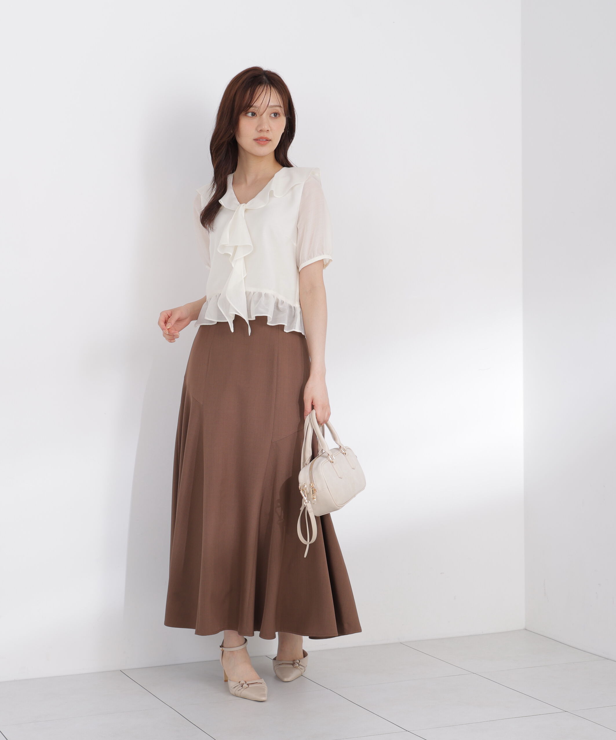PROPORTION BODY DRESSING「ラッフルブラウス」|シャツ・ブラウス|