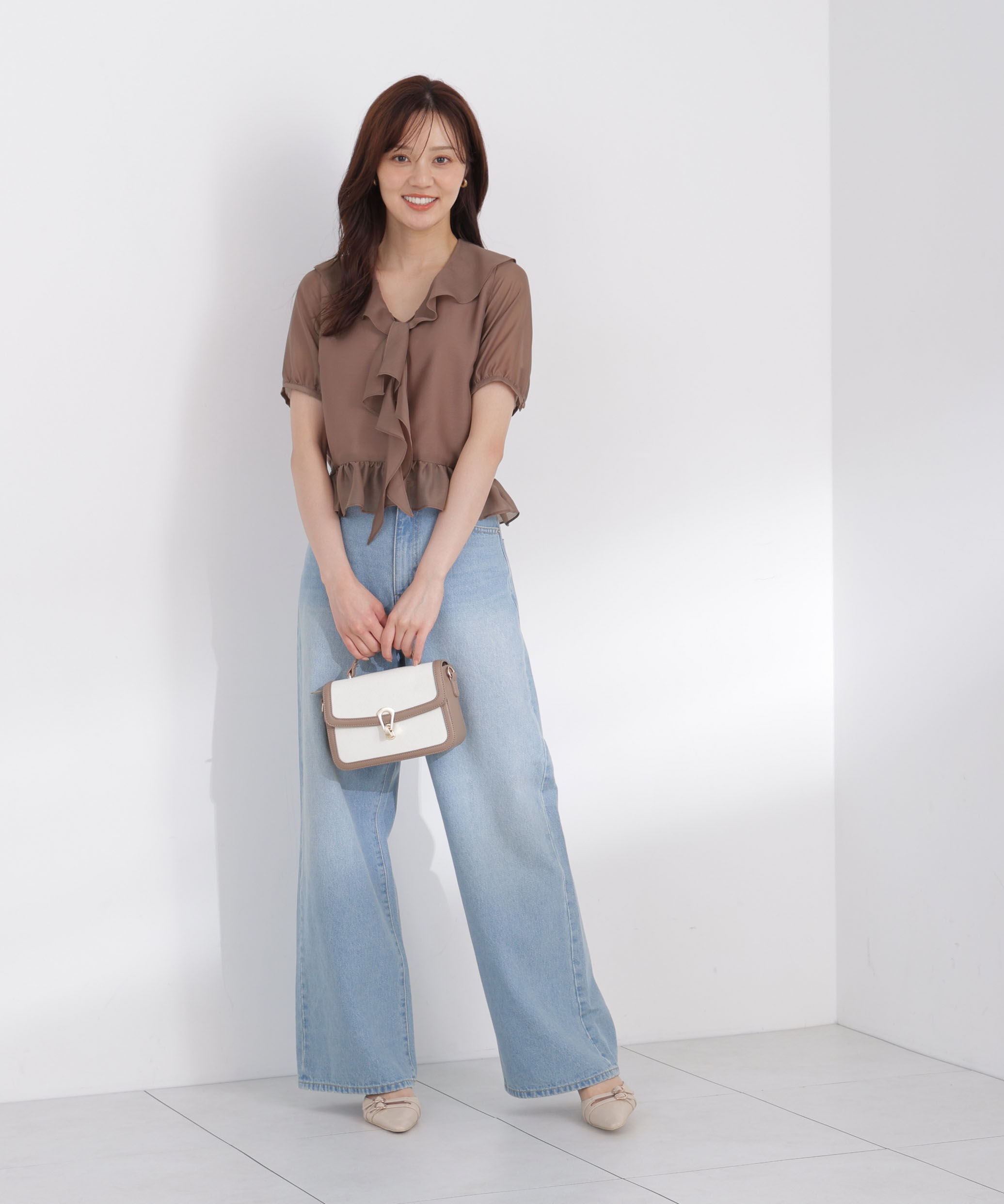PROPORTION BODY DRESSING「ラッフルブラウス」|シャツ・ブラウス|