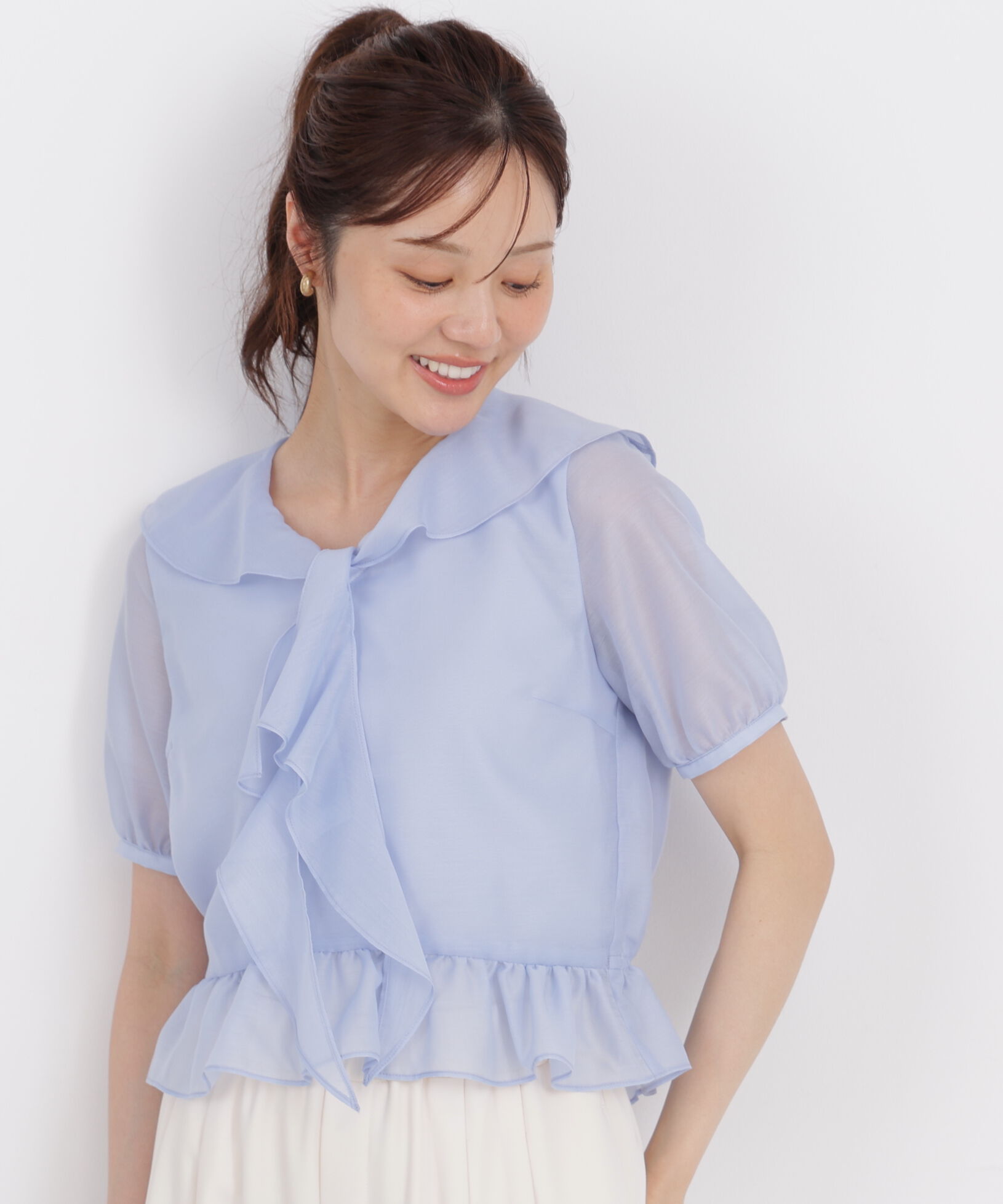 PROPORTION BODY DRESSING「ラッフルブラウス」|シャツ・ブラウス|