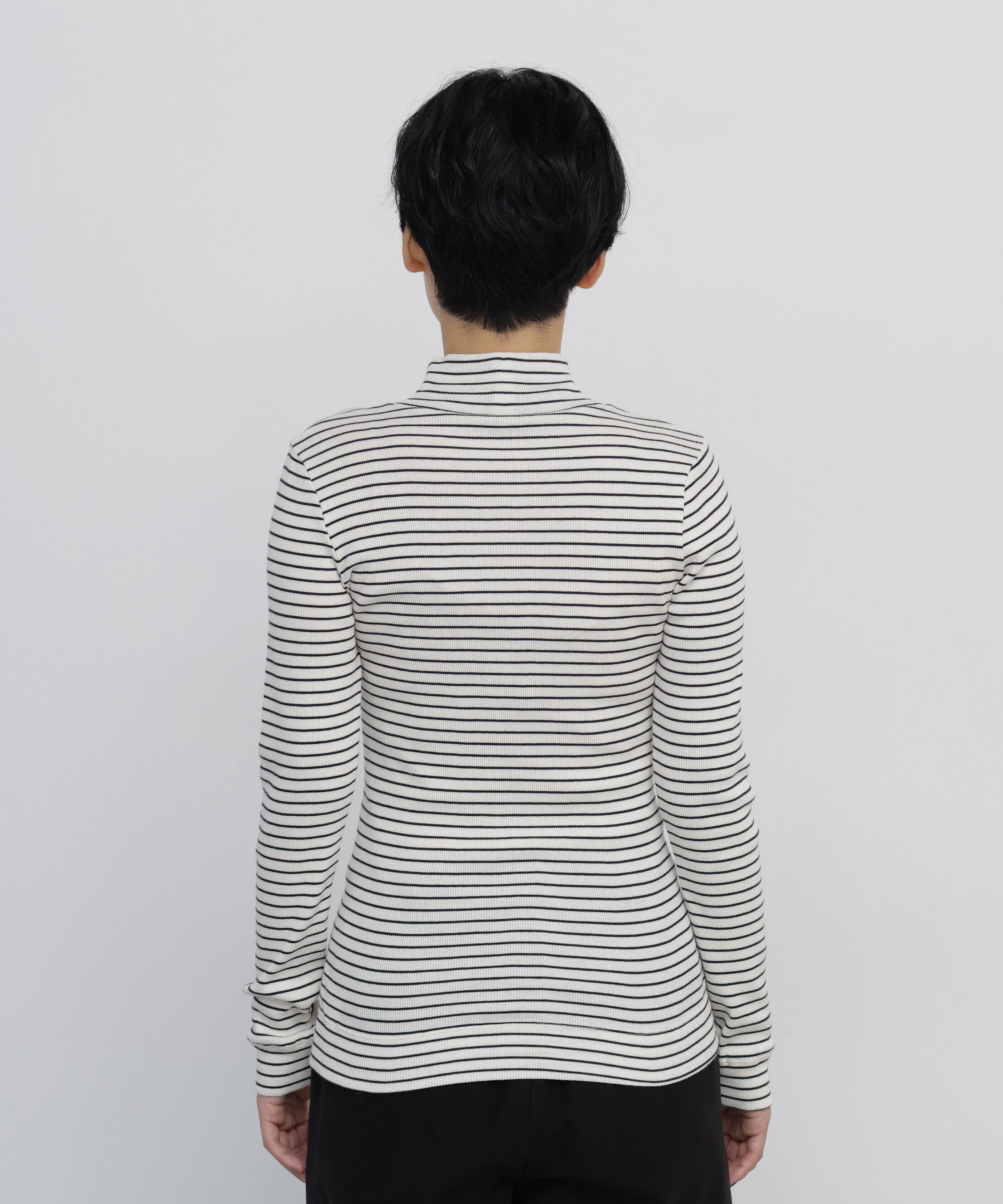  「◆オーガニック丸胴ボーダーカットソー」|Tシャツ・カットソー|
