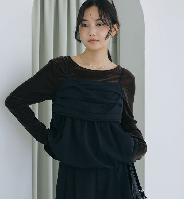 archives「【ＯＮかわ】バルーンペプラムビスチェ&times;スラックスＳＥＴ」|ワンピース|