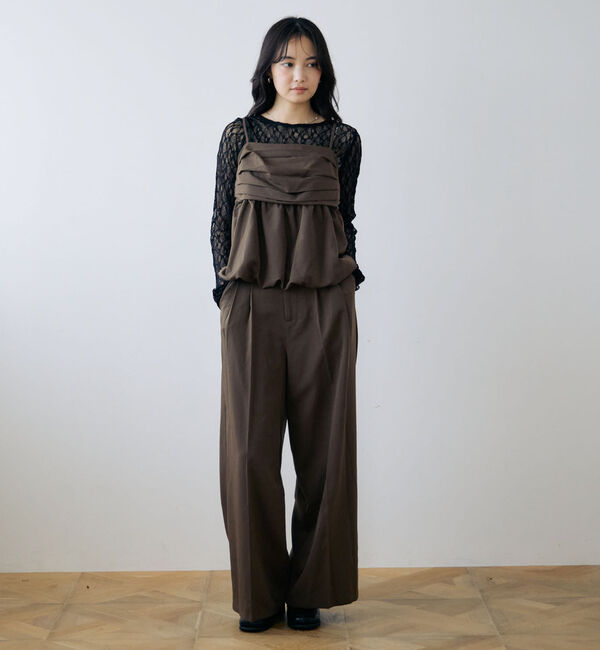 archives「【ＯＮかわ】バルーンペプラムビスチェ&times;スラックスＳＥＴ」|ワンピース|