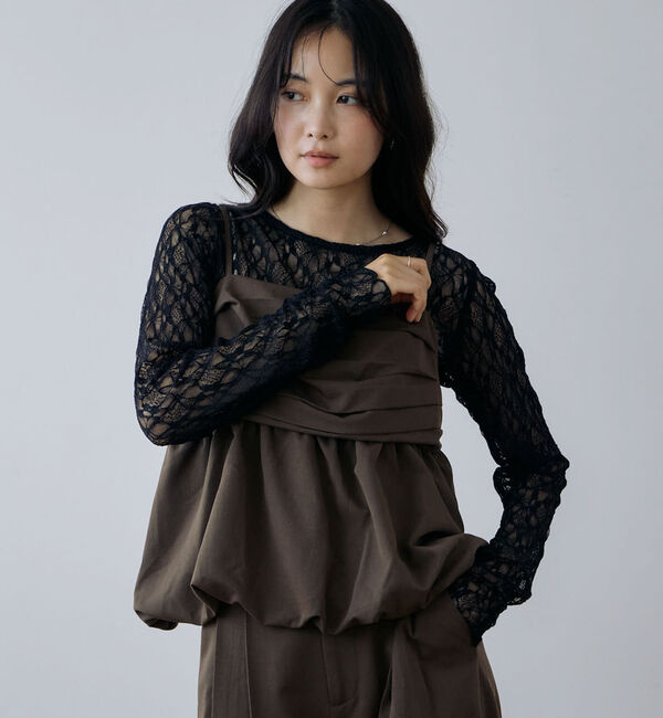 archives「【ＯＮかわ】バルーンペプラムビスチェ&times;スラックスＳＥＴ」|ワンピース|