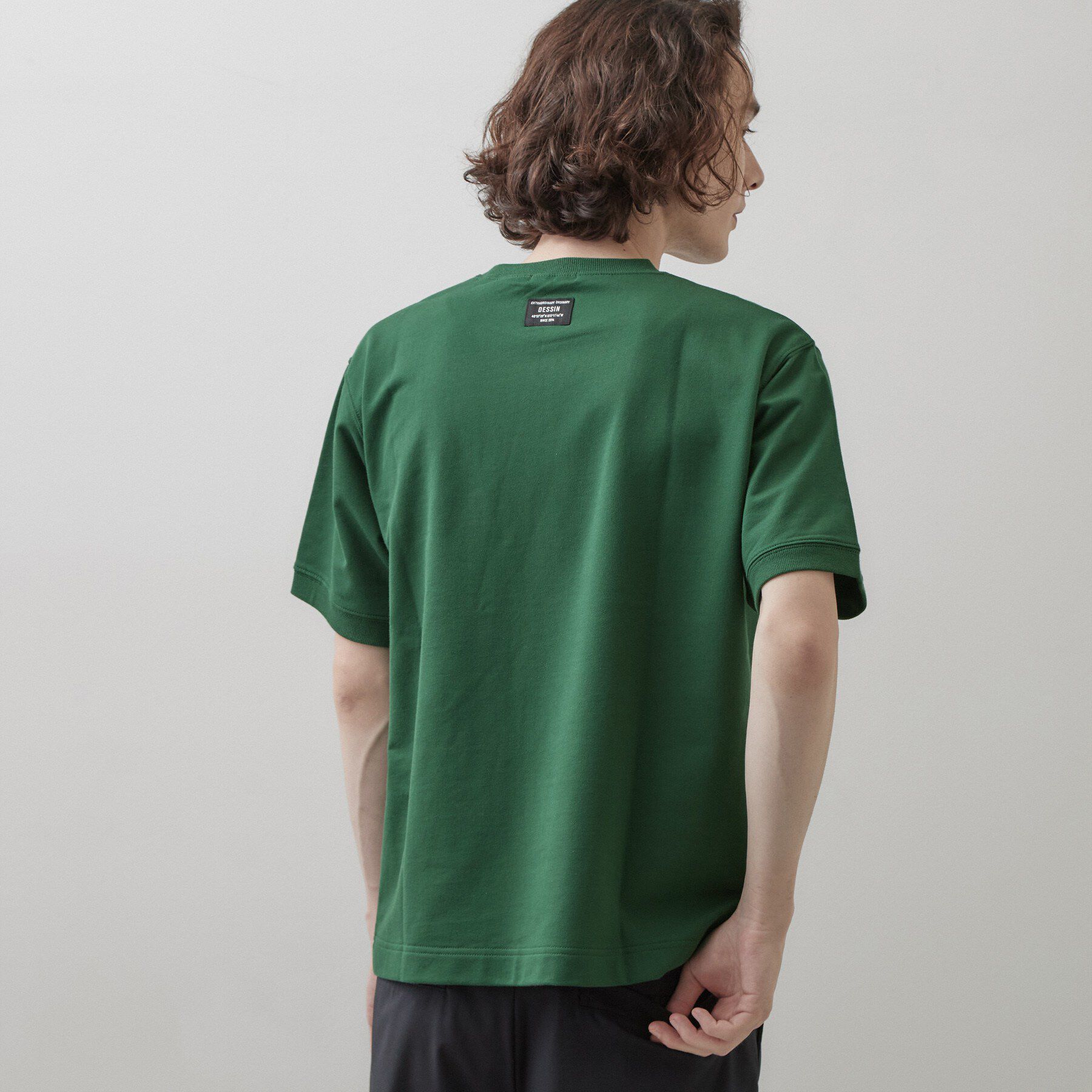 Dessin「ロゴ刺繍ミニ裏毛Tシャツ」|Tシャツ・カットソー|