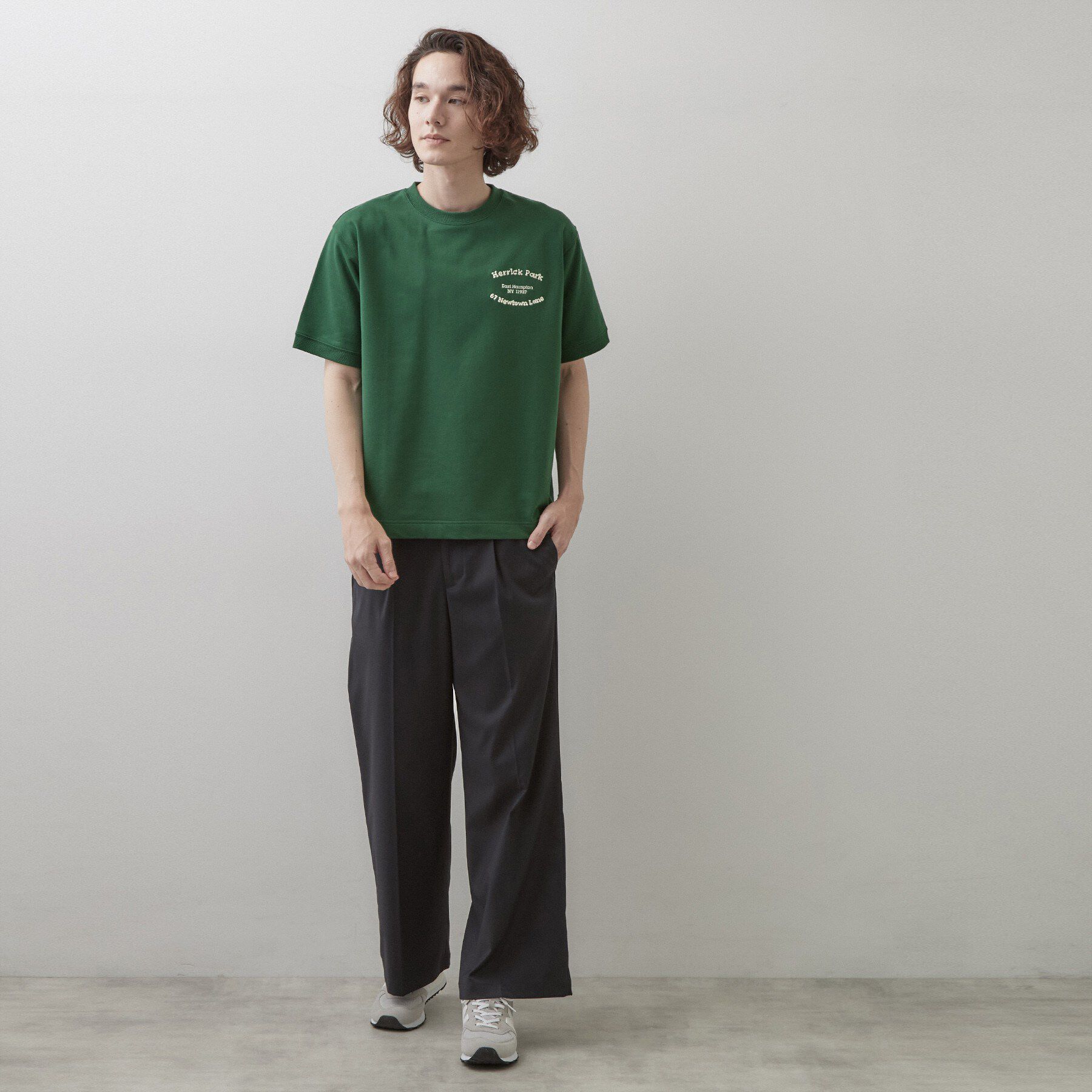 Dessin「ロゴ刺繍ミニ裏毛Tシャツ」|Tシャツ・カットソー|