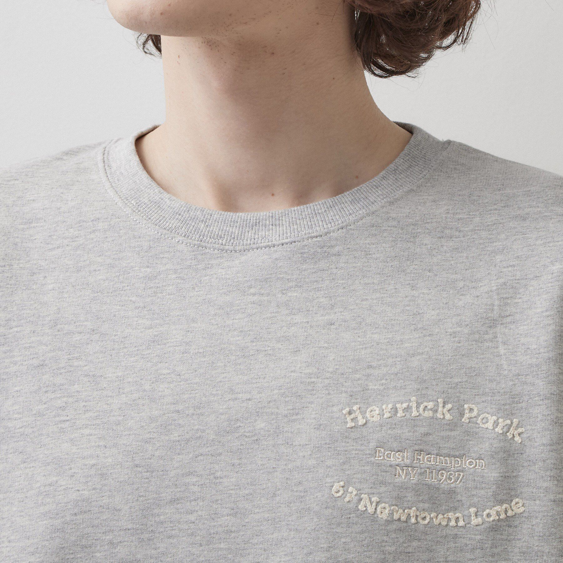 Dessin「ロゴ刺繍ミニ裏毛Tシャツ」|Tシャツ・カットソー|