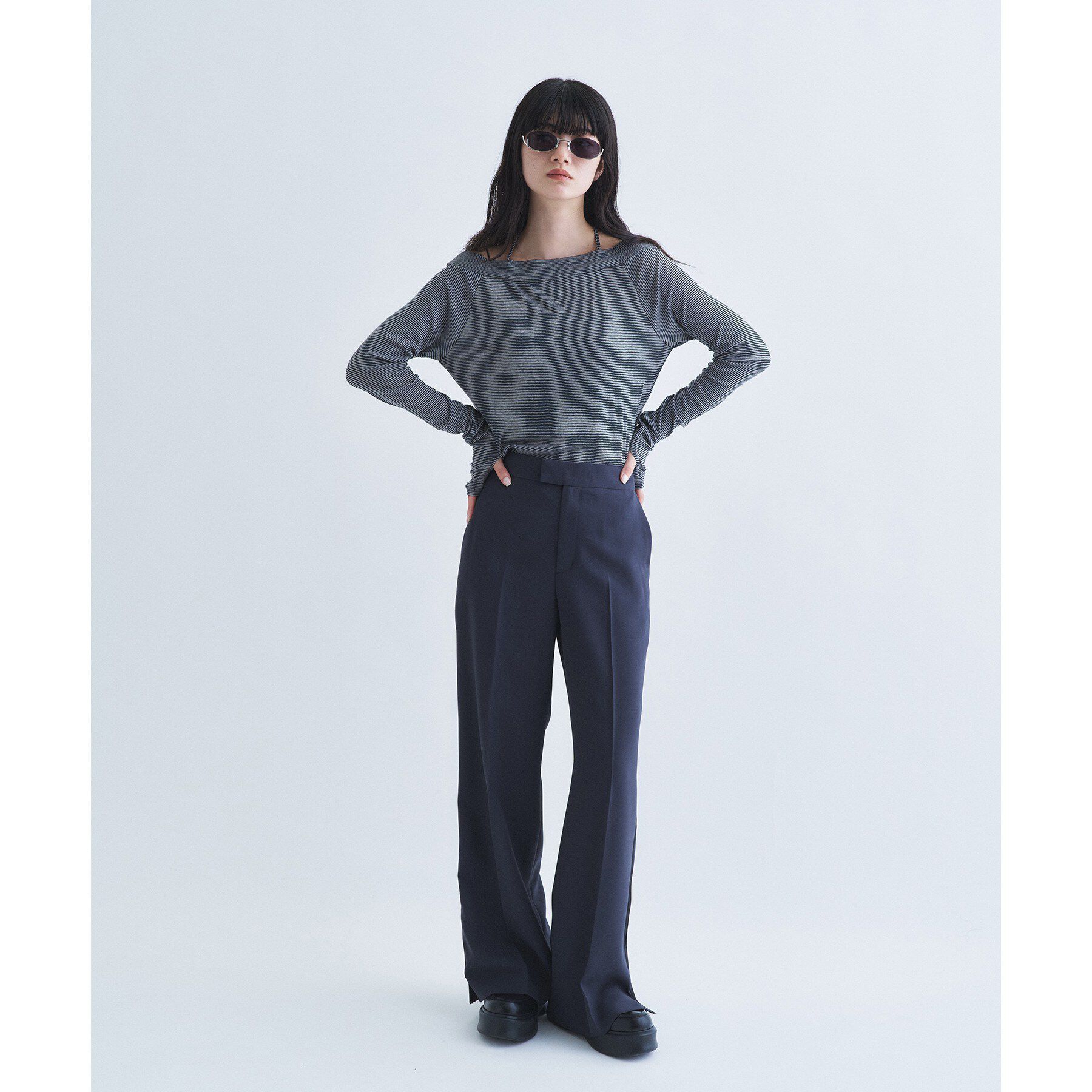 CODE A「【Re】line zip trousers」|その他|