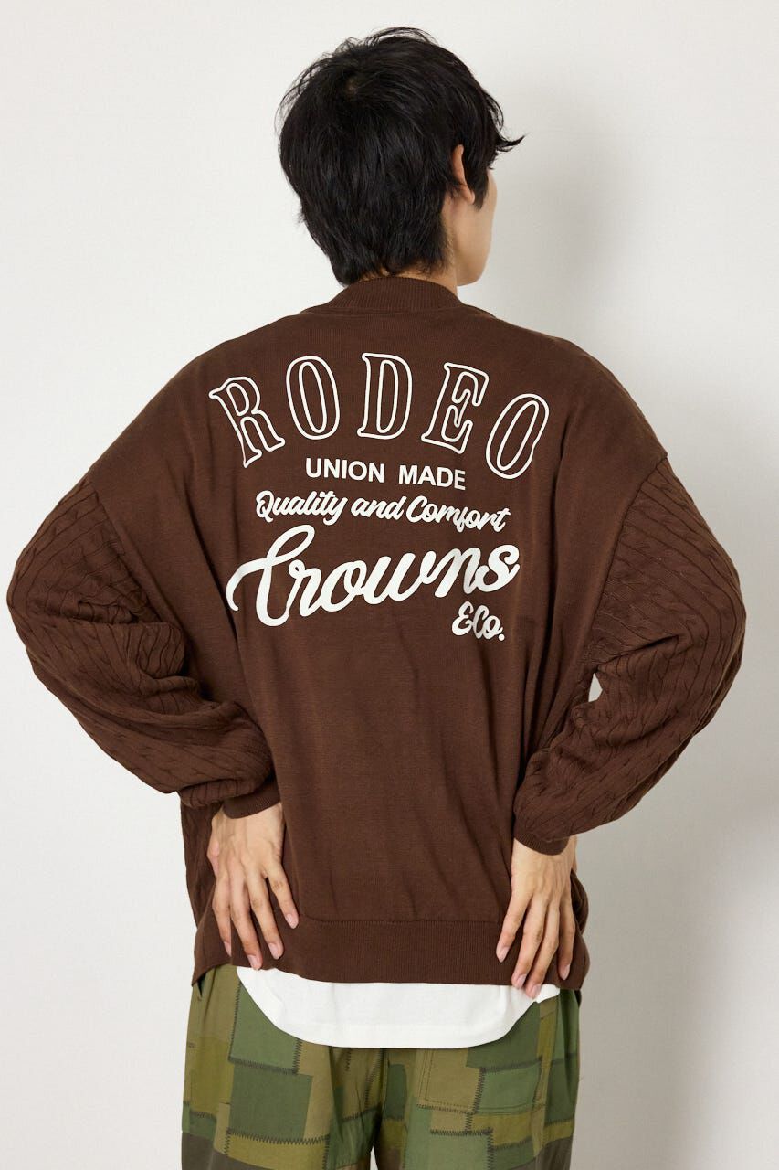 RODEO CROWNS「細ケーブルニットカーディガン」|カーディガン|