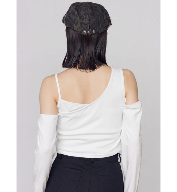 EMODA「レイヤードロゴロングスリーブTシャツ」|Tシャツ・カットソー|
