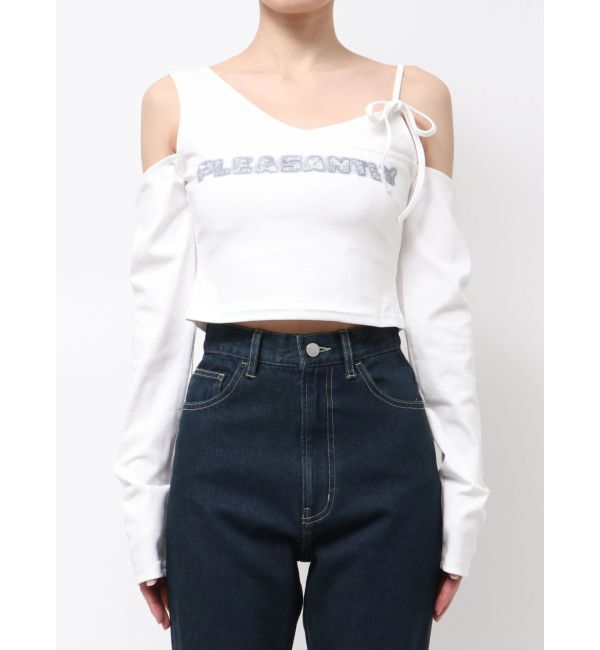 EMODA「レイヤードロゴロングスリーブTシャツ」|Tシャツ・カットソー|