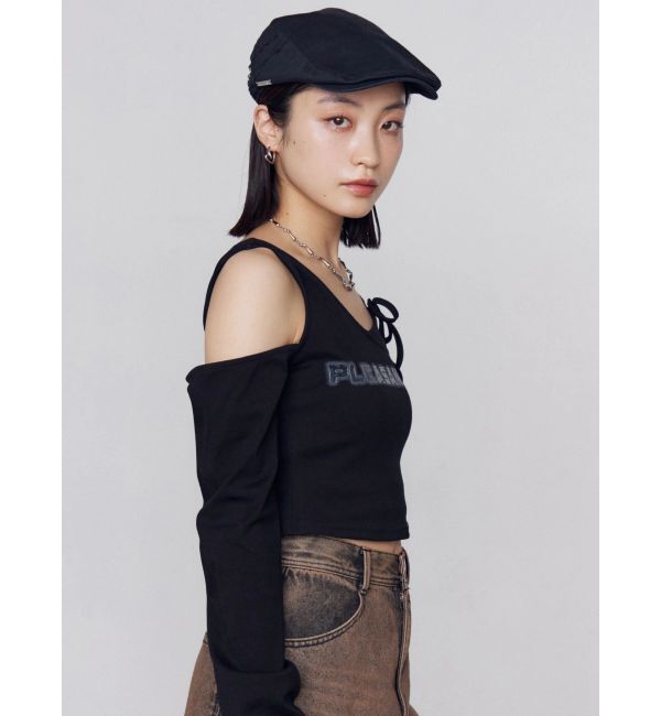 EMODA「レイヤードロゴロングスリーブTシャツ」|Tシャツ・カットソー|