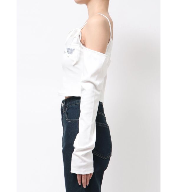EMODA「レイヤードロゴロングスリーブTシャツ」|Tシャツ・カットソー|