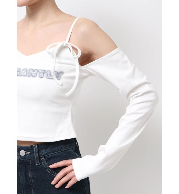 EMODA「レイヤードロゴロングスリーブTシャツ」|Tシャツ・カットソー|