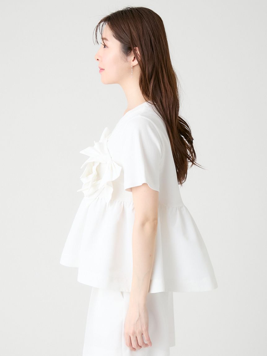 CELFORD「【HANAE MORI&times;CELFORDコラボ】バタフライリボンチュニック」|Tシャツ・カットソー|