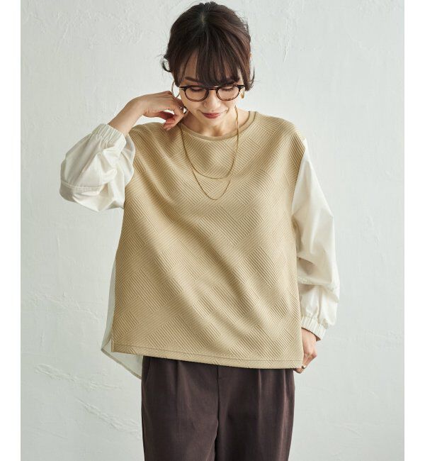 ikka「カットドッキングレイヤードプルオーバー」|その他|