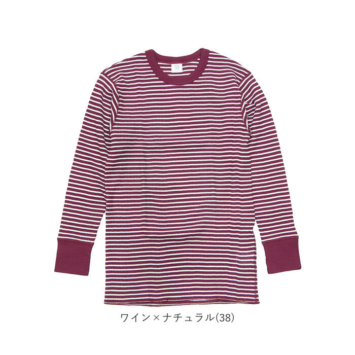 BACKYARD FAMILY「JEMORGAN パックTシャツ 通販 JC055-52S ワッフル ロンT サーマル」|Tシャツ・カットソー|