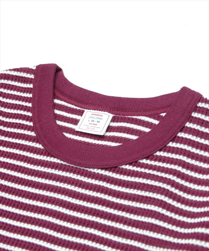 BACKYARD FAMILY「JEMORGAN パックTシャツ 通販 JC055-52S ワッフル ロンT サーマル」|Tシャツ・カットソー|