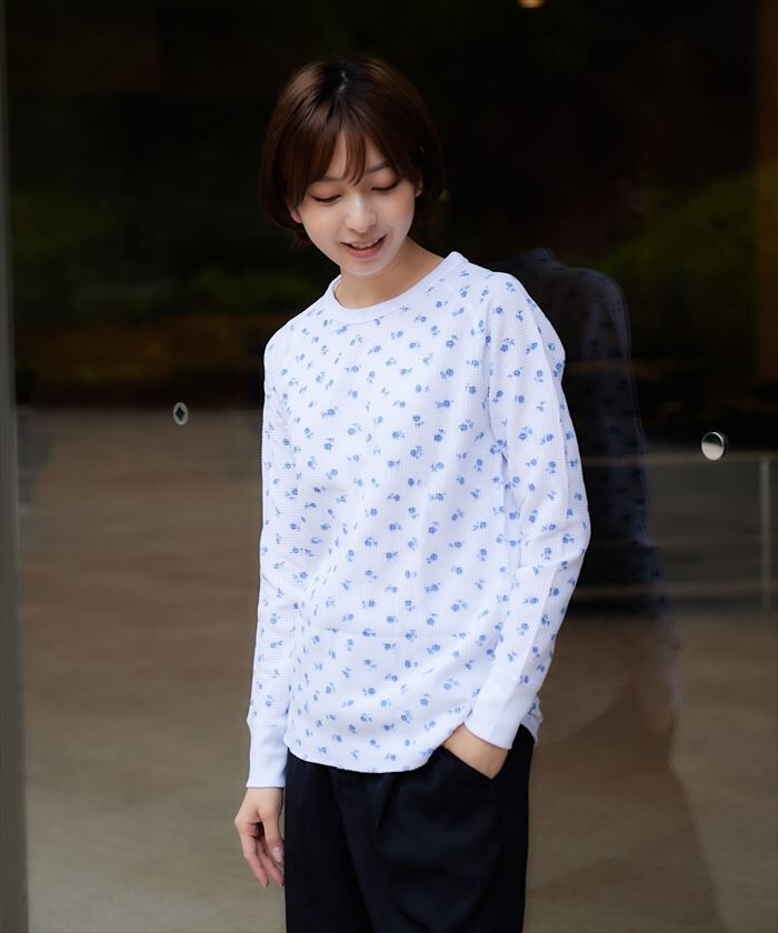 BACKYARD FAMILY「JEMORGAN サーマル 通販 ワッフル ロンT パックTシャツ JC091-59S」|Tシャツ・カットソー|