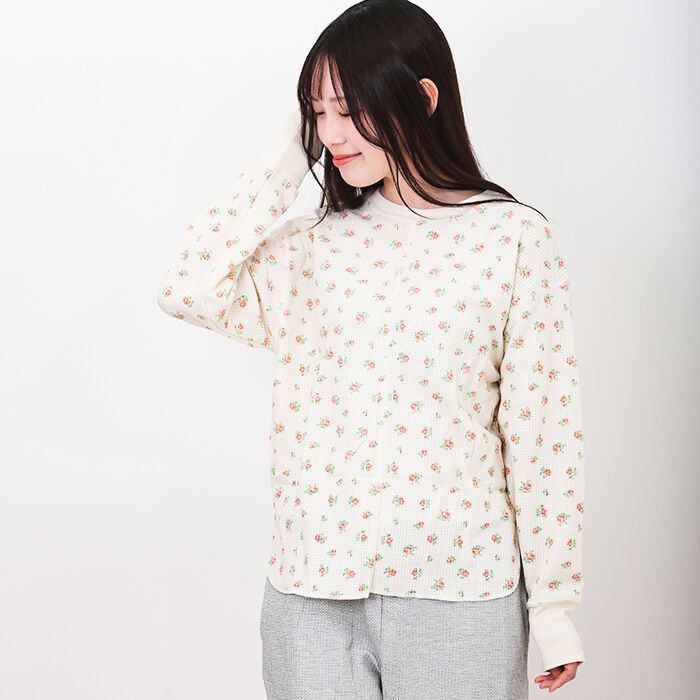 BACKYARD FAMILY「JEMORGAN サーマル レディース 通販 ジェーイーモーガン JD071-59S 切替ロンT」|Tシャツ・カットソー|