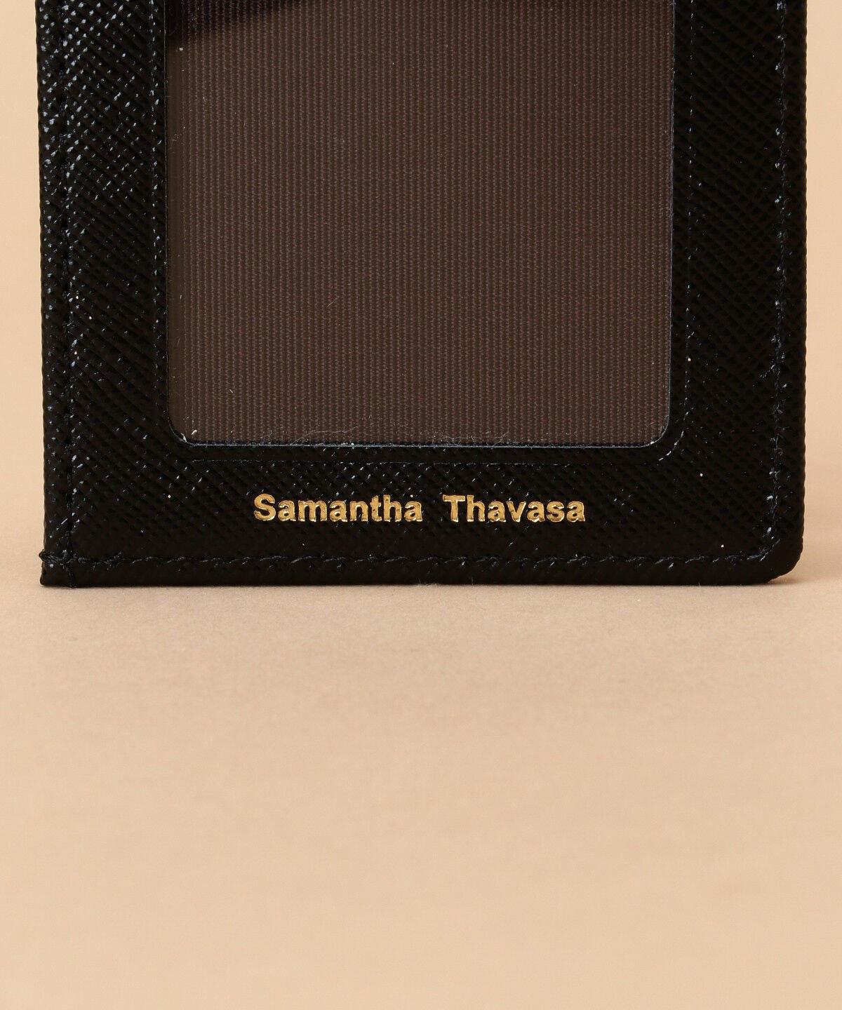Samantha Thavasa「ラメレザービジュー パスケース」|定期入れ|