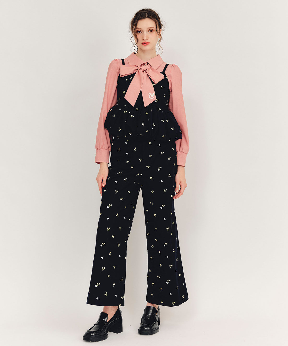 REDYAZEL「ボウタイエンブロイダリーブラウス」|シャツ・ブラウス|