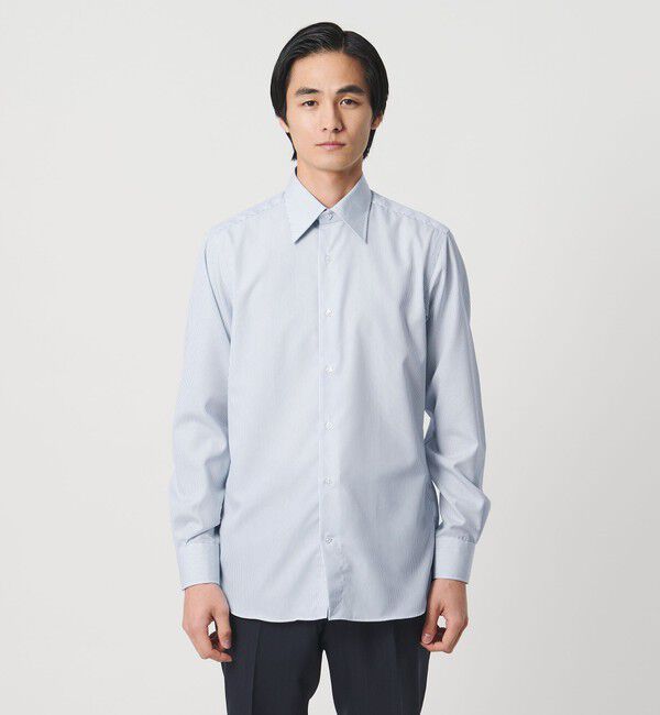 UNITED ARROWS「イージーケア AG ペンシルストライプ レギュラカラーシャツ  ー抗菌防臭ー」|シャツ・ブラウス|