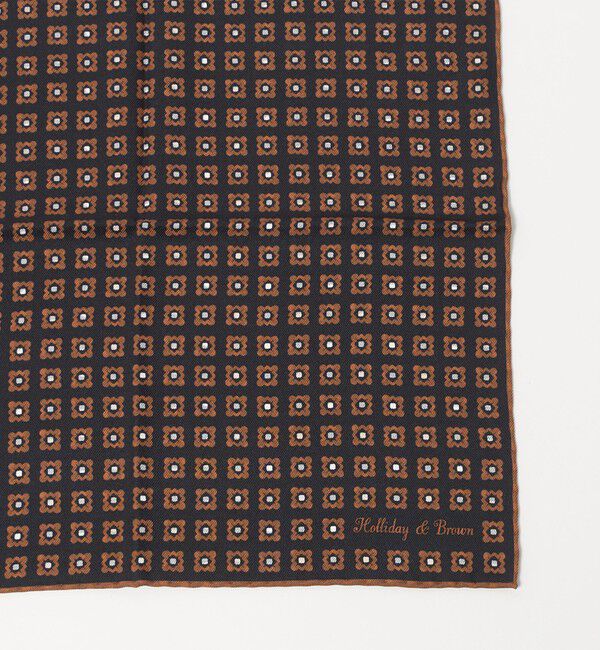 UNITED ARROWS「＜Holliday＆Brown＞ コモン プリント ポケットチーフ」|ハンカチ|